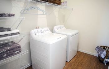 In home full size washer and dryer